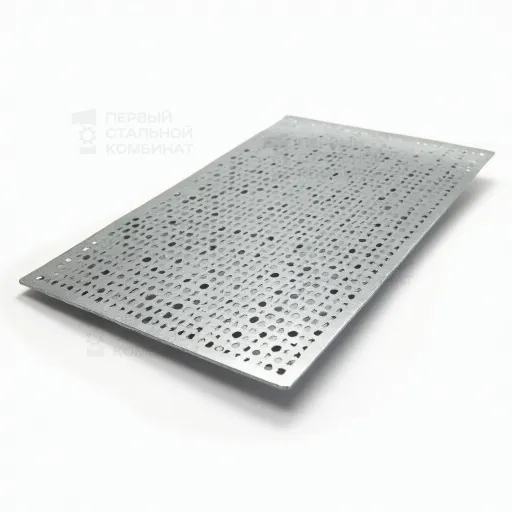 Лист перфорированный оцинкованный 0,55x1000x2000 мм Rv 3-5 ОЦ