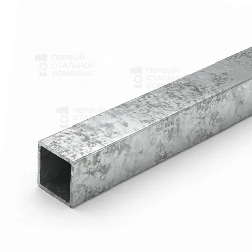 Труба оцинкованная профильная квадратная 10х10х1 мм СТ45 ГОСТ 13663-86