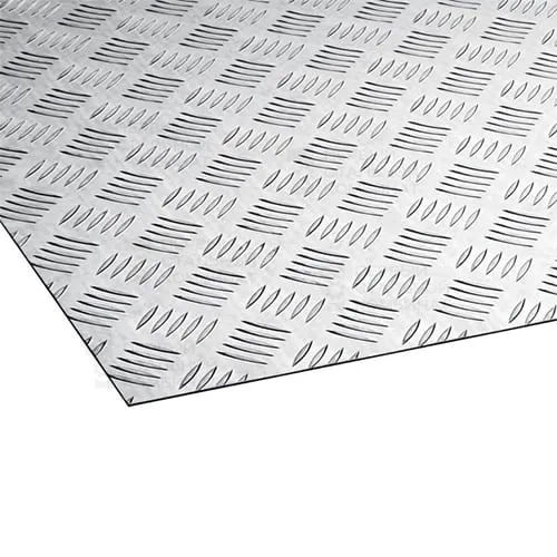 Лист алюминиевый рифлёный Квинтет 0,3х600х1200 мм АД ГОСТ 21631-2023