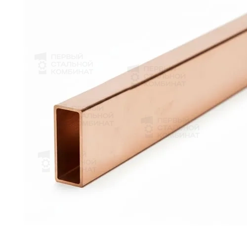Труба медная прямоугольная 2,4х1,2х0,8 мм М0 ГОСТ 20900-2014