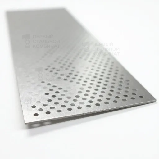 Лист перфорированный нержавеющий 0,1 мм Rv 1,5-3 1000х2000 мм AISI 304 DIN 50049-1992